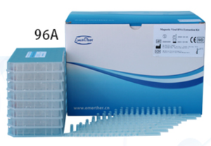 EmerTher Magnetic Viral RNA Extraction Kit 96 tests/kit, pre-packed plates